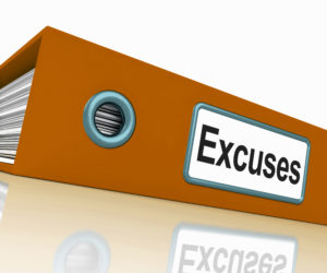 Excuses File Contains Reasons And Scapegoats