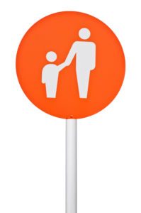 Parent and child parking sign