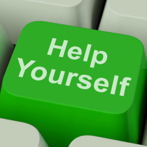 Help Yourself Key Shows Self Improvement Online